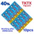 10PCS BLUE TK 40% TK Topical Tattoo Cream Tattoo Eyebrow Embroidered Semi Permanent