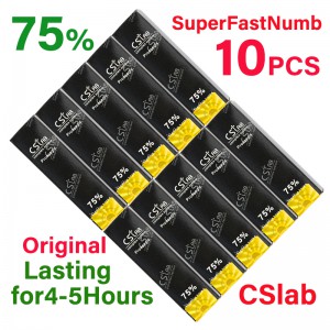 75% New Release The Original  Cslab  Numb Cream Anesthetic 3-5 Hours  Fast Skin Numb Cream 10PCS